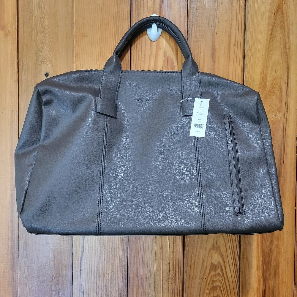 French Connection Dark Brown Duffel Bag